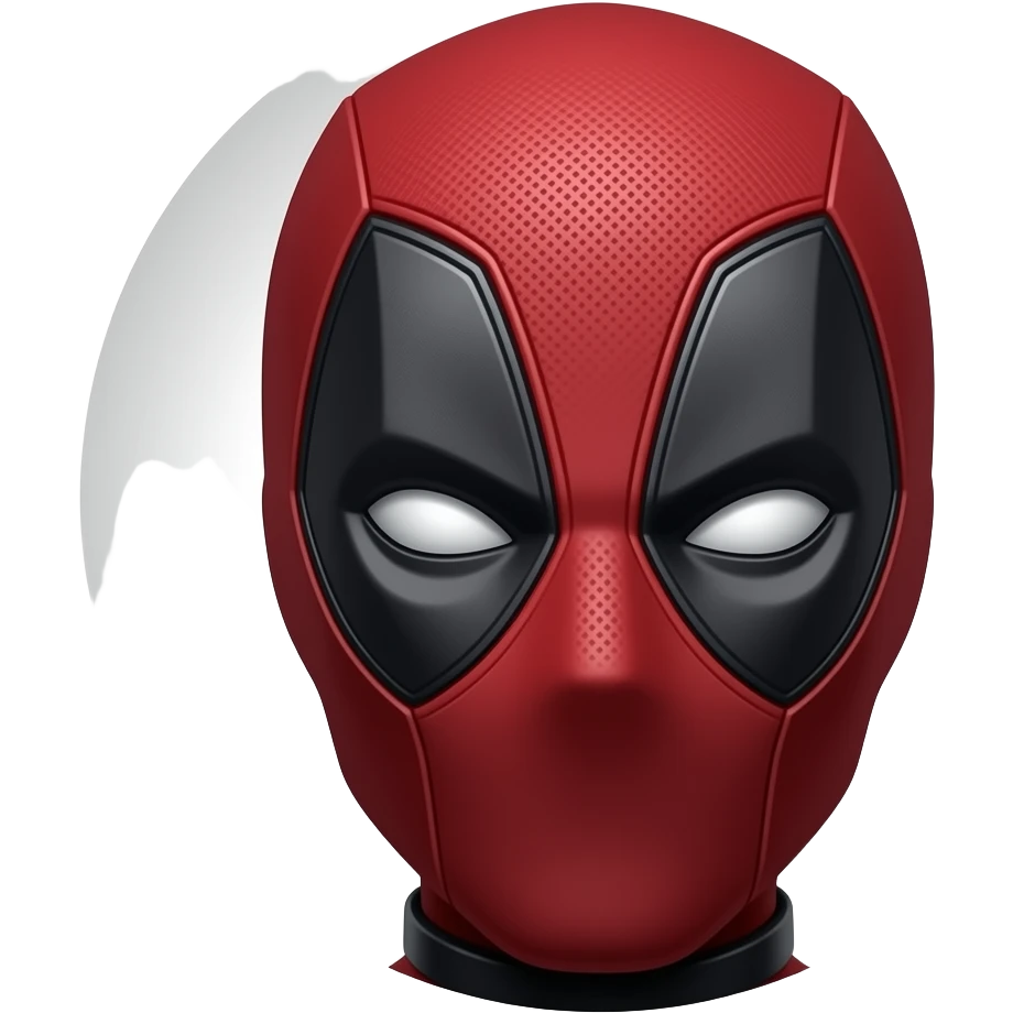 Deadpool round face emoji