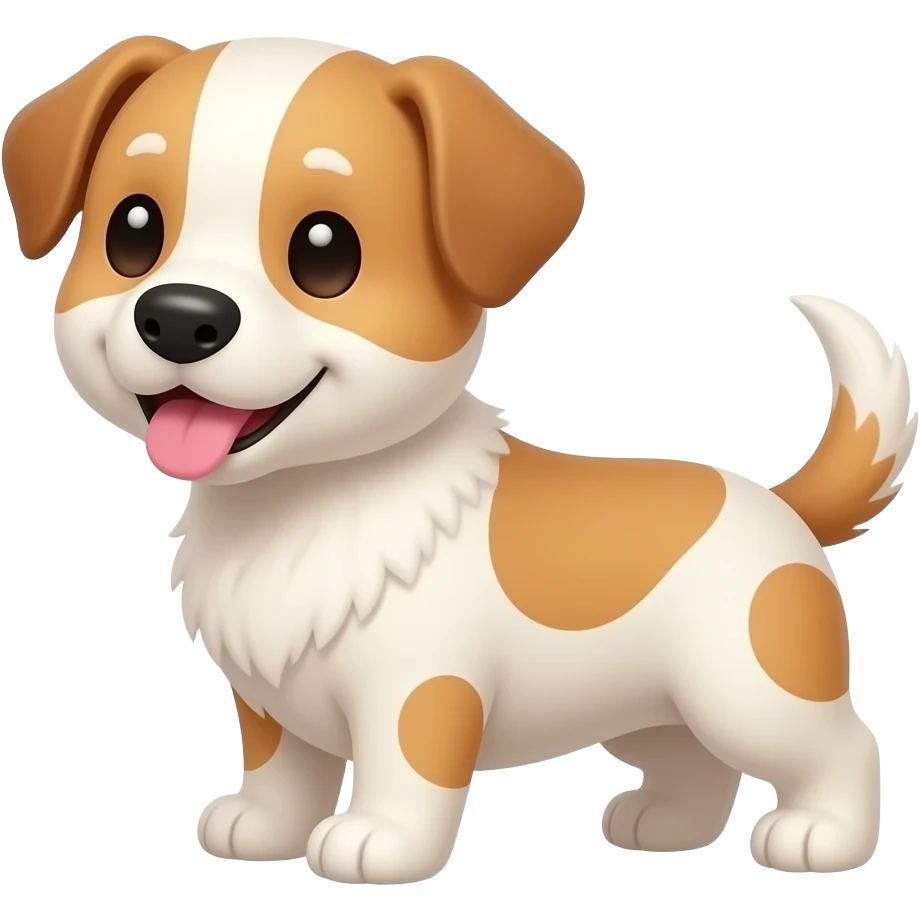Tatlı köpek emoji