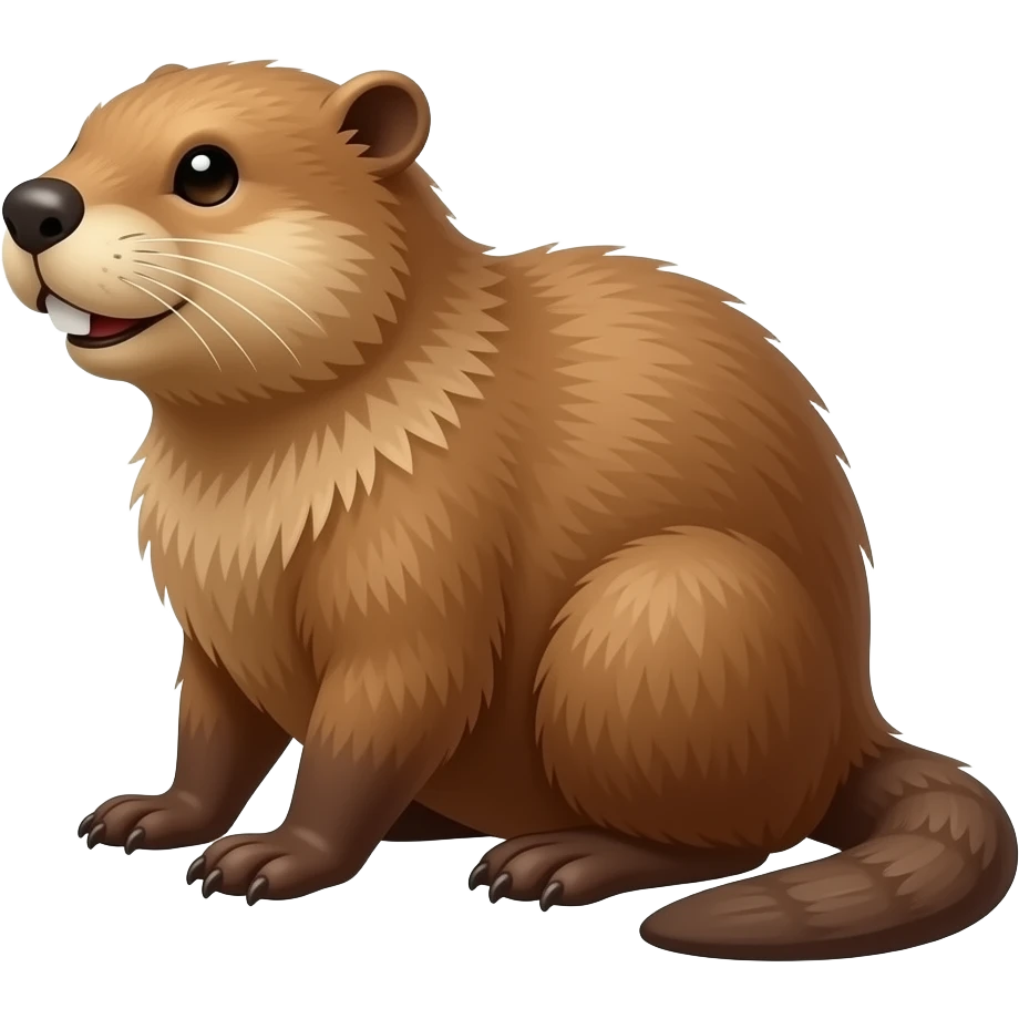 a beaver emoji