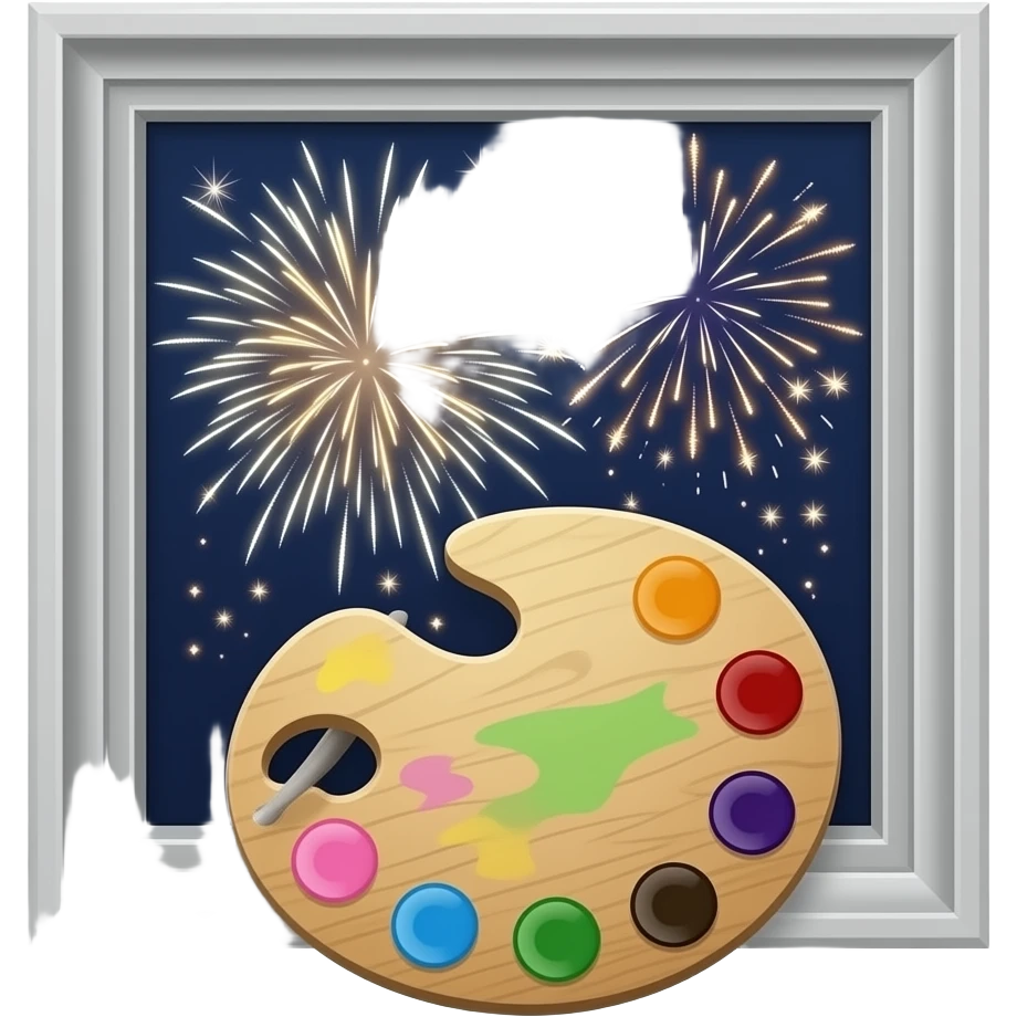 🎨🖼🎇 emoji