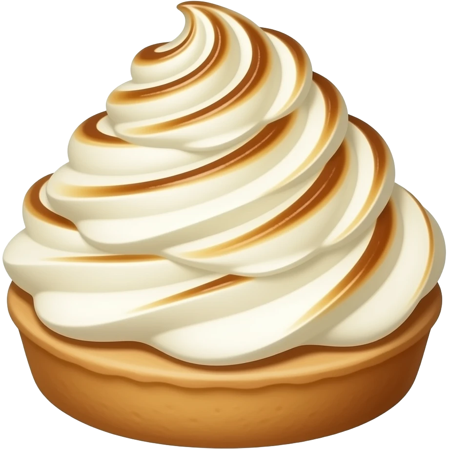 baked alaska toasted creme actual one emoji