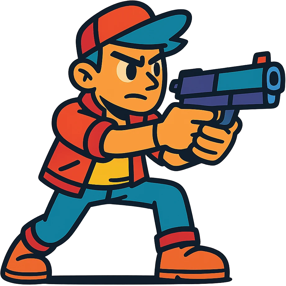 shooter character emoji