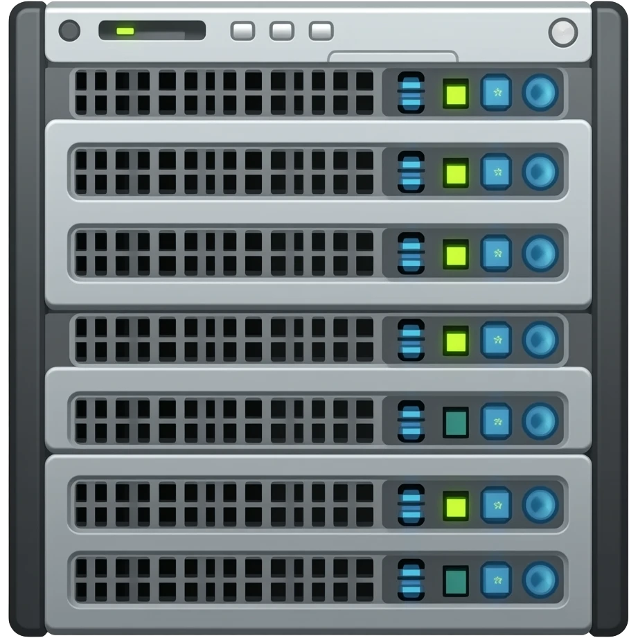 single computer server emoji
