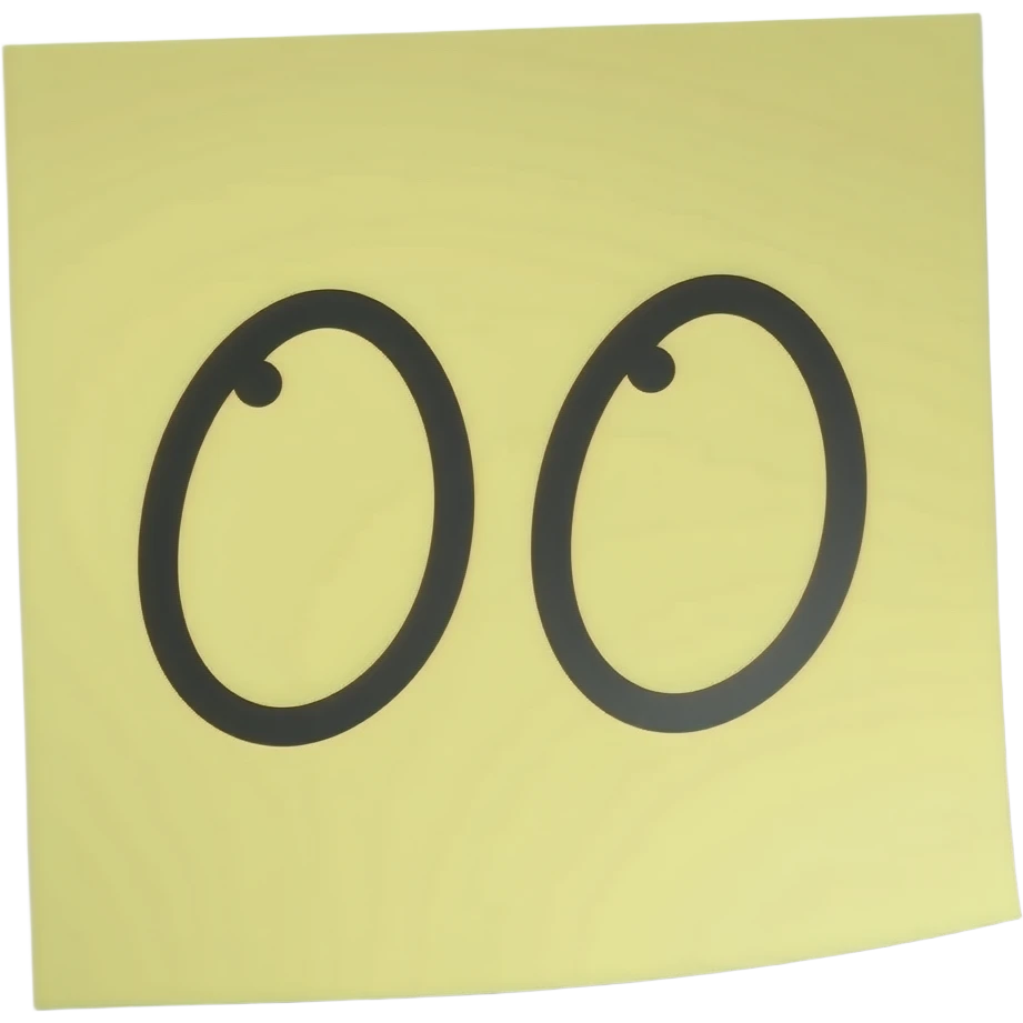 ooo sticky note emoji