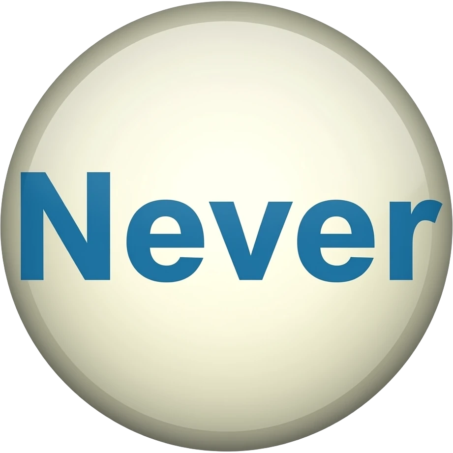 Never emoji