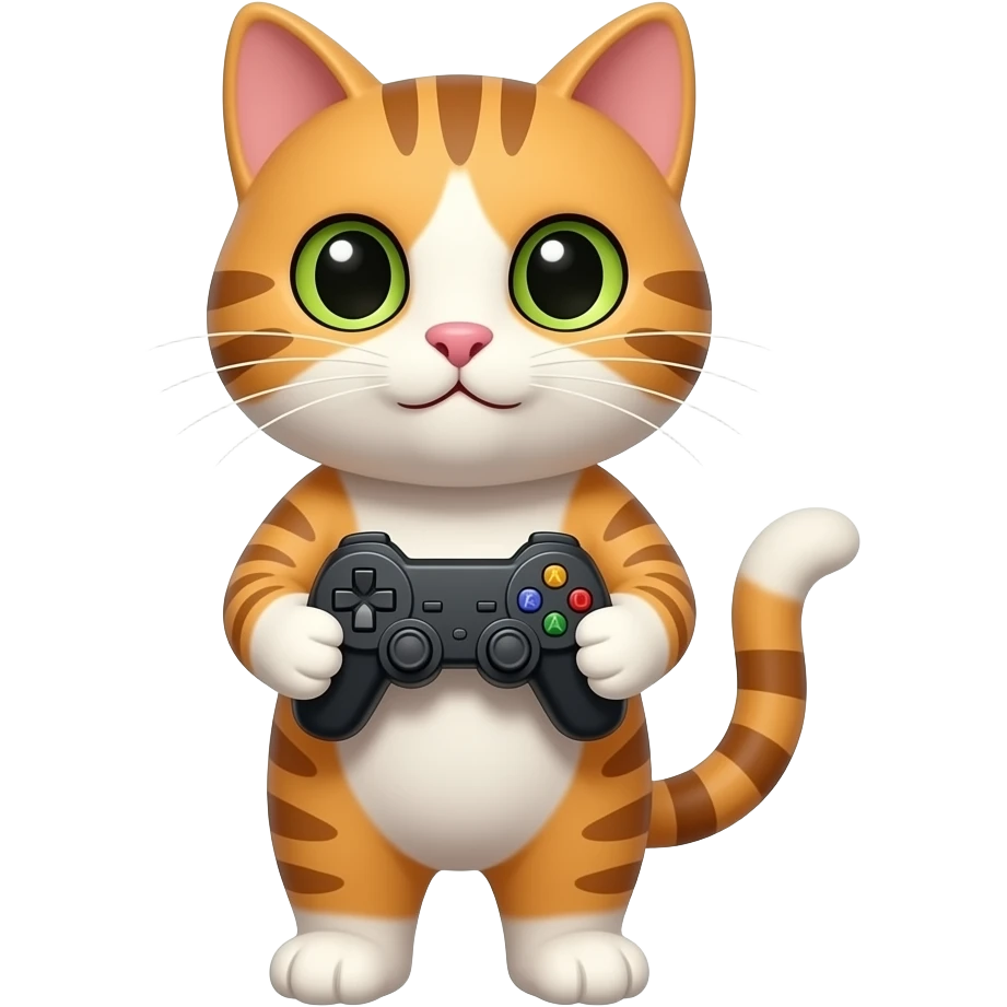 Gamer cat emoji