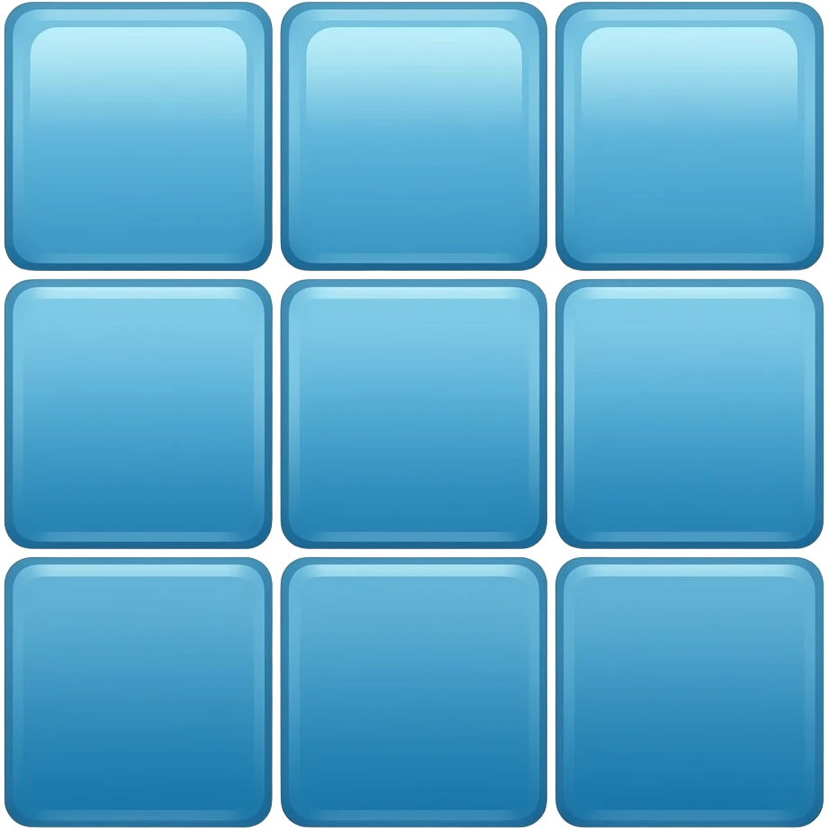 Sea blue tile emoji