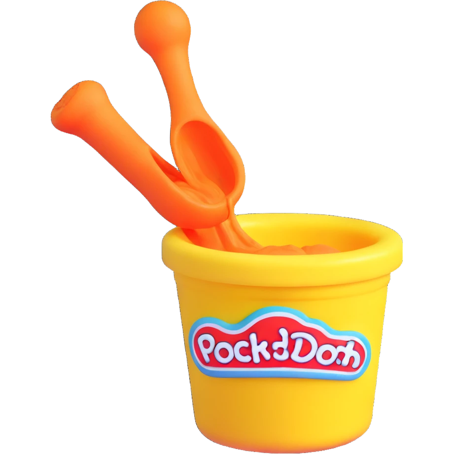 creative Play-Doh creation emoji