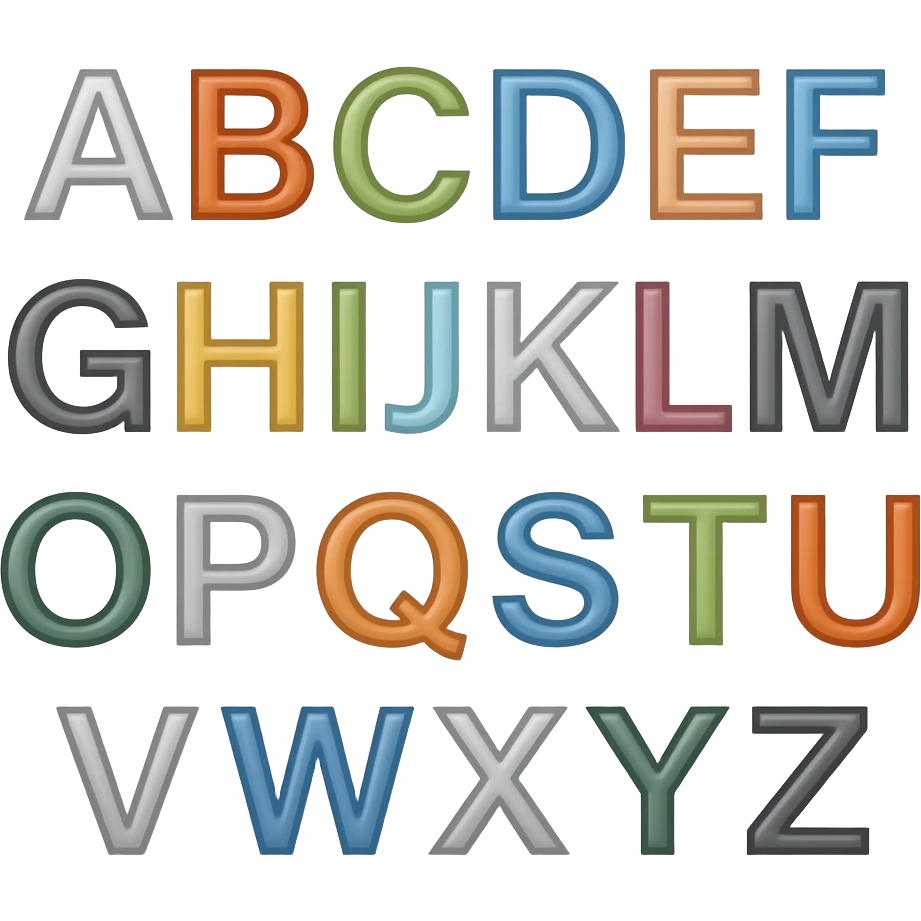 A-Z icon emoji