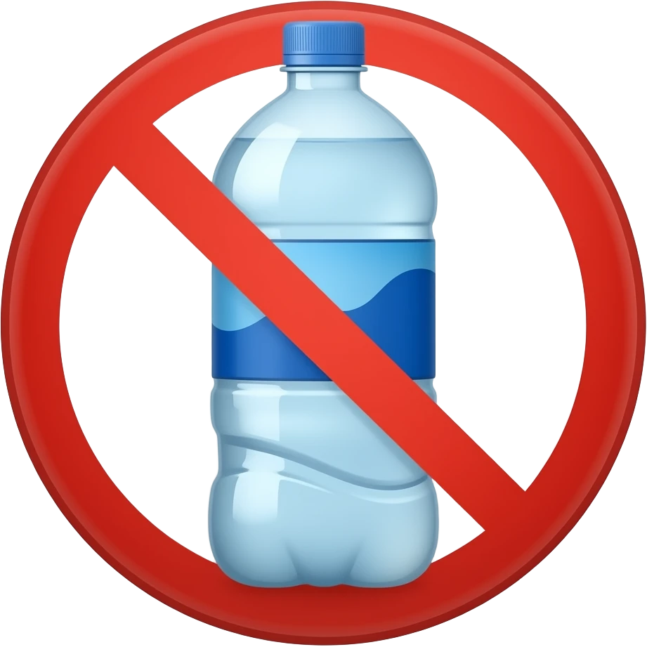 矿泉水 不要 logo emoji