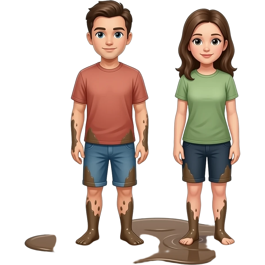 Side x side in the mud emoji
