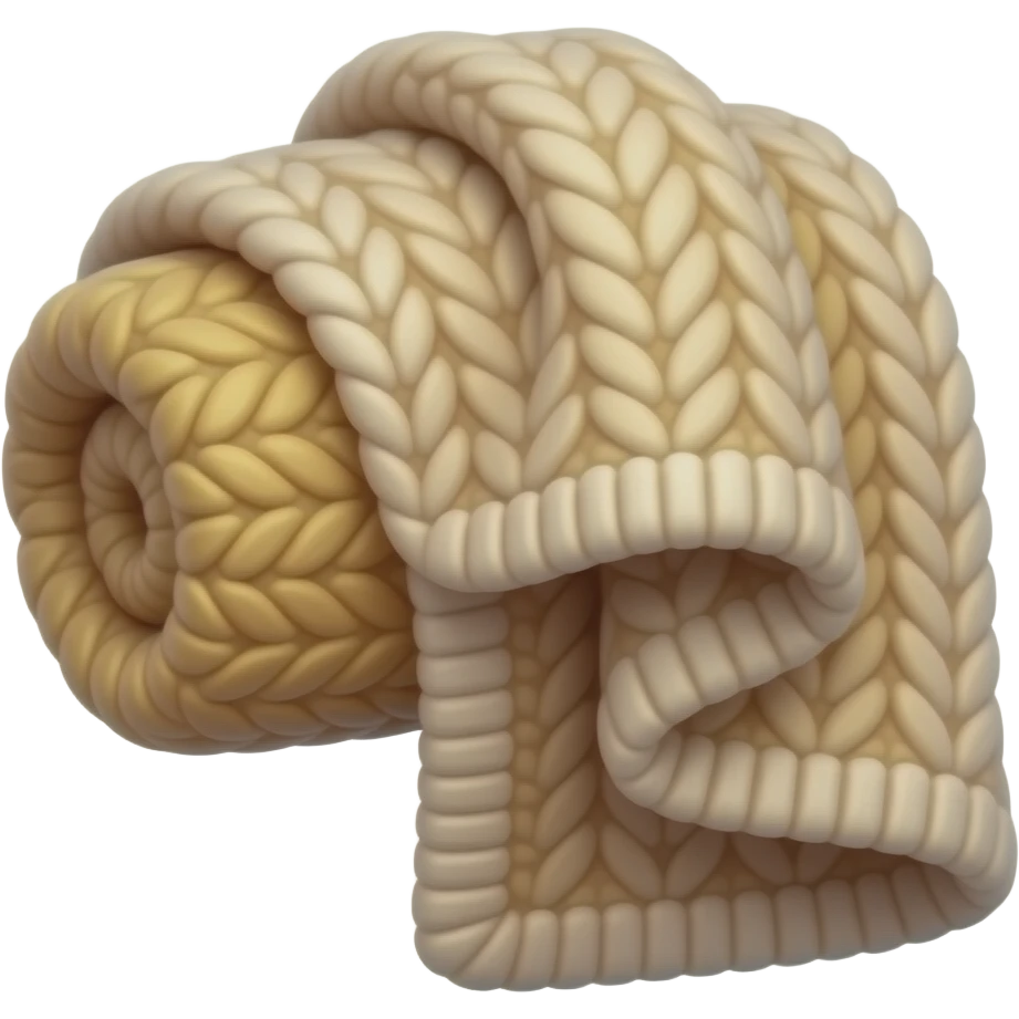 Cozy blanket emoji