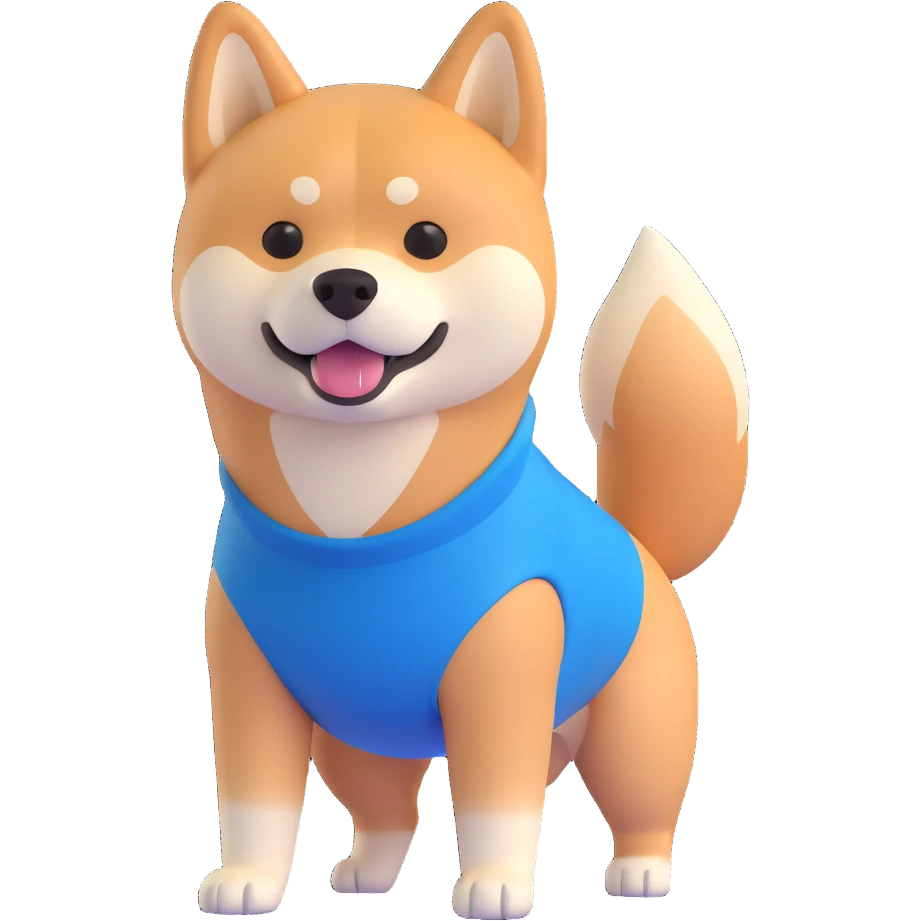 shiba inu fitness emoji