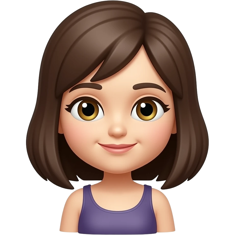 سلام ایموجی بدن دختر به صورت نیمرخ رو درست کن emoji