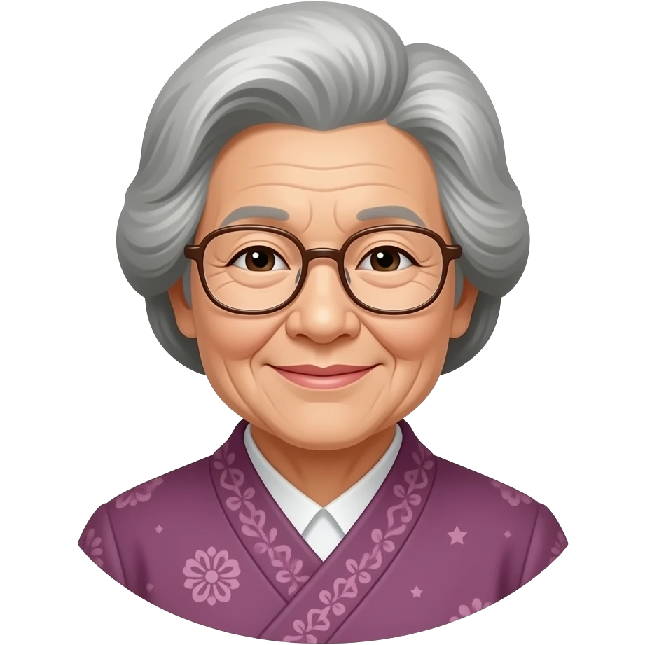 한국 할머니 emoji