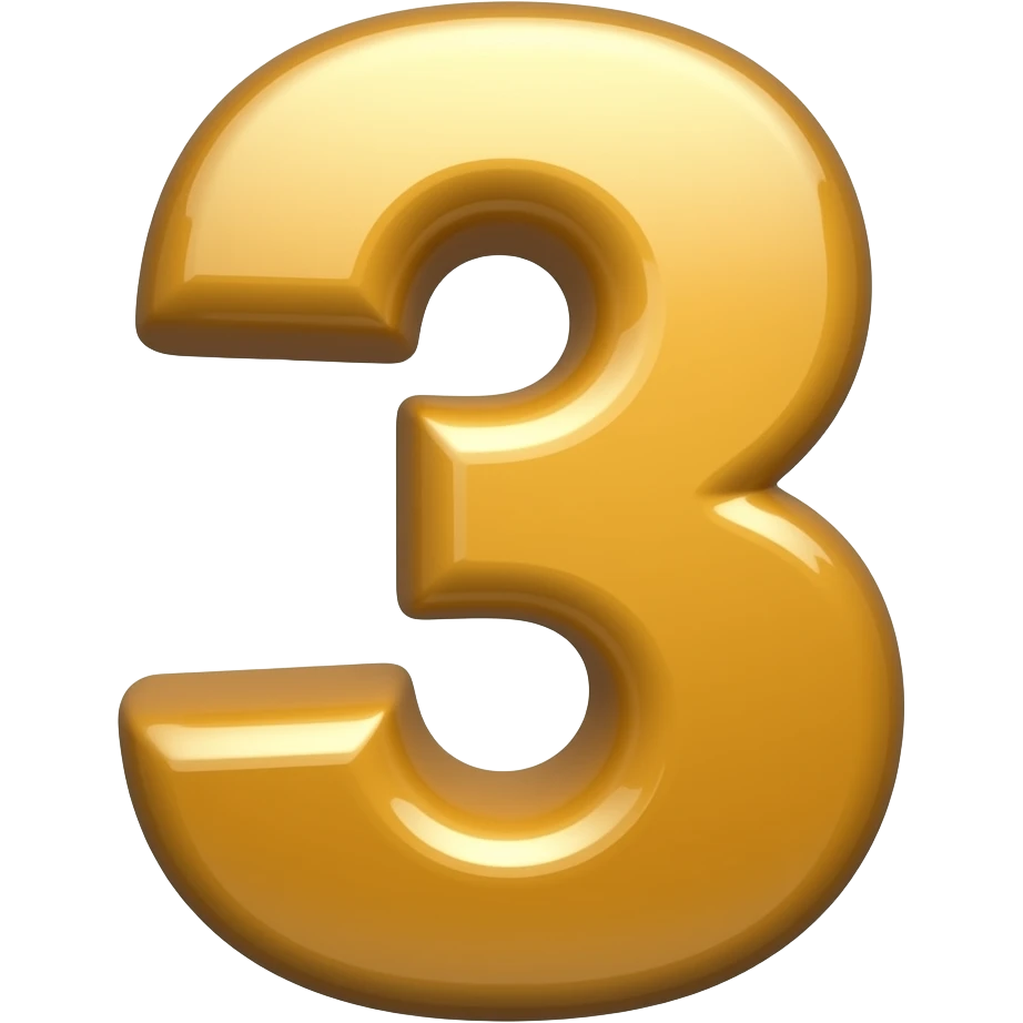 Three emoji