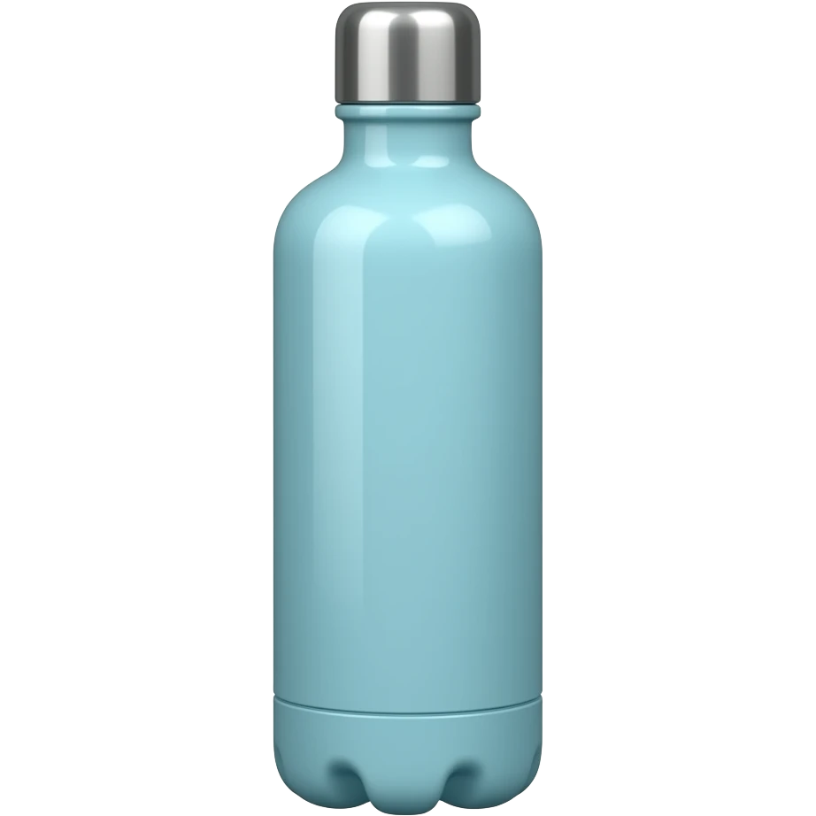 Pastel Blue Insulated Thermal Water Bottle emoji