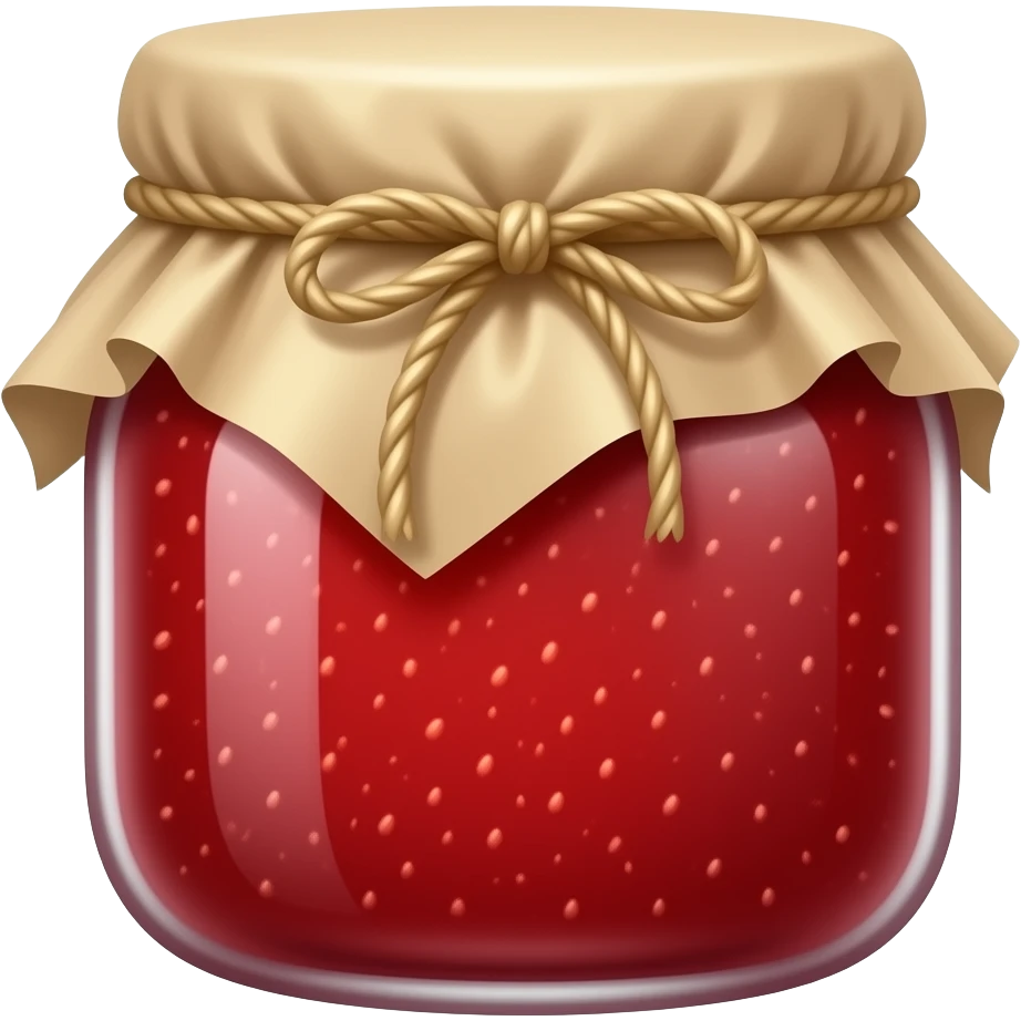 Варенье клубничное в банке emoji