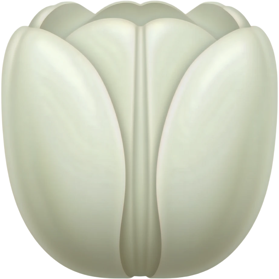 White tulip emoji