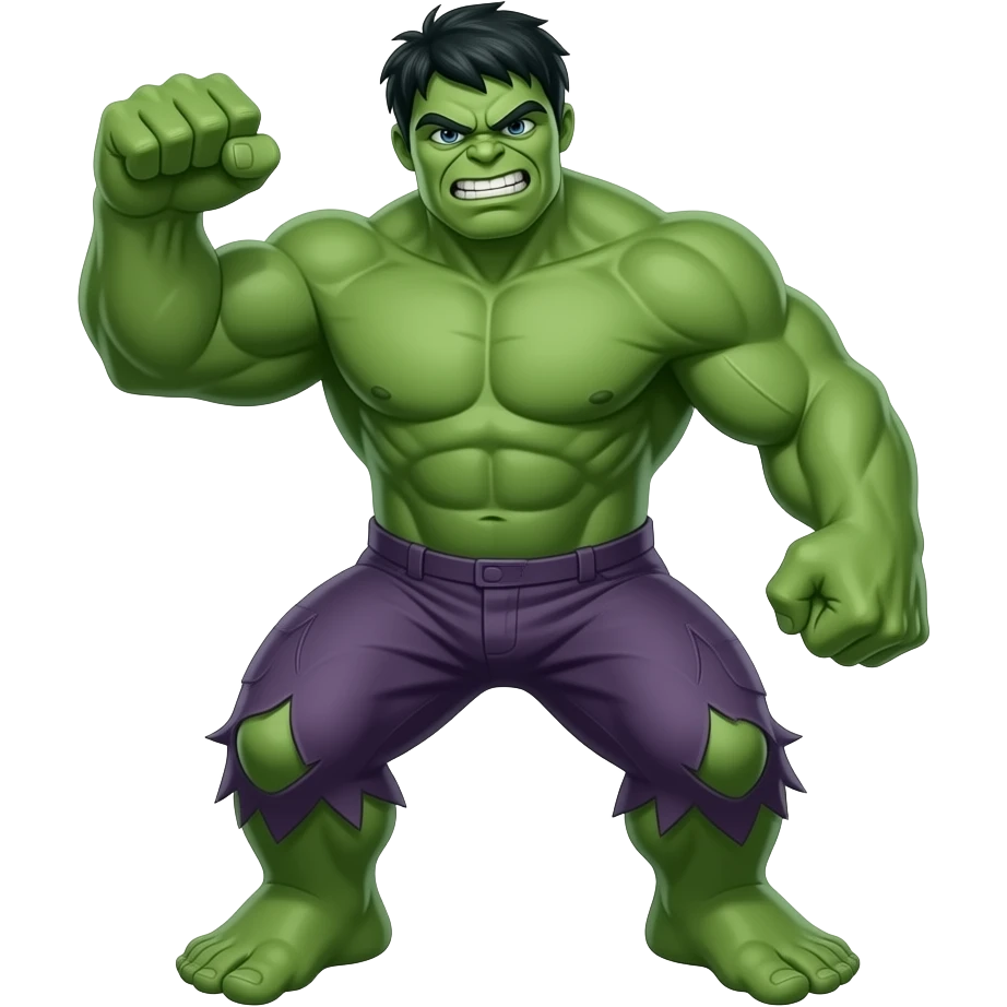 Make the hulk dancing emoji