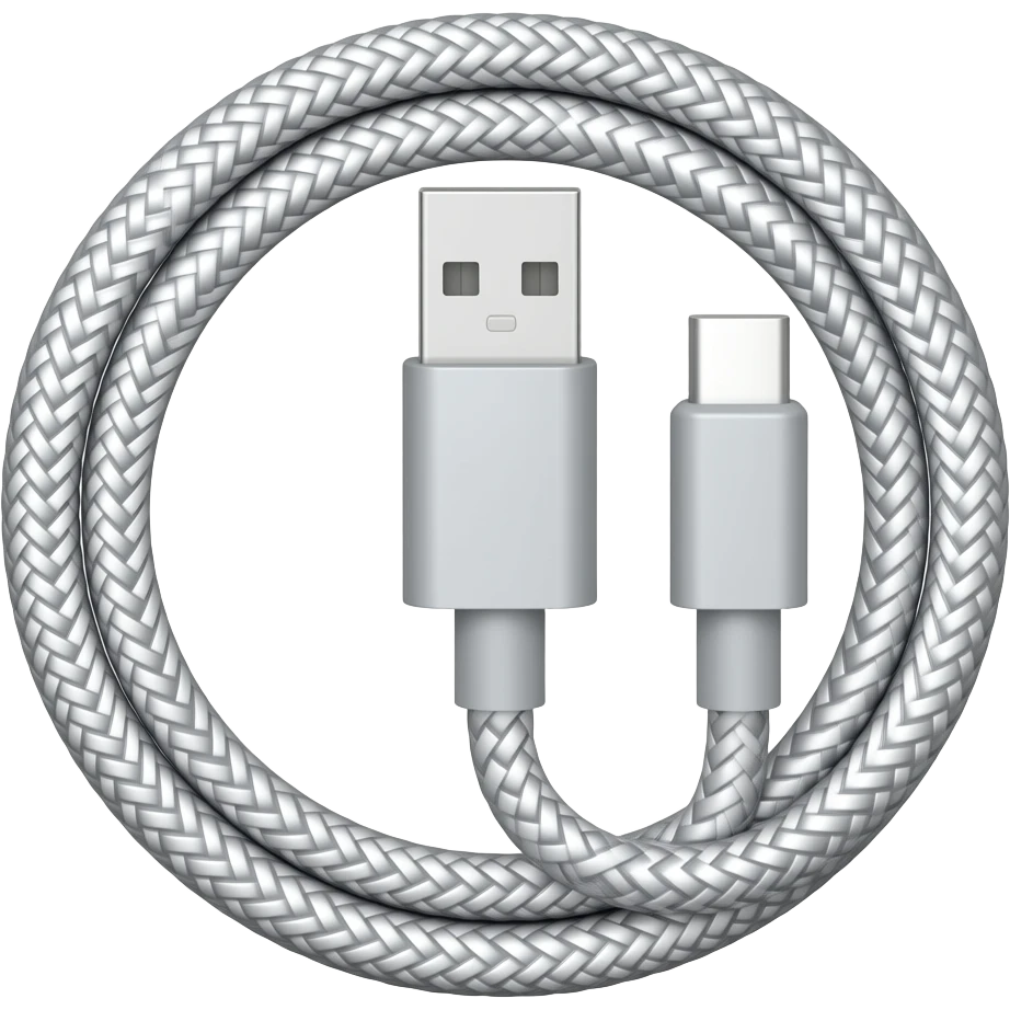 phone charger and cord emoji