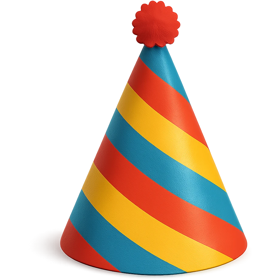 Party hat emoji