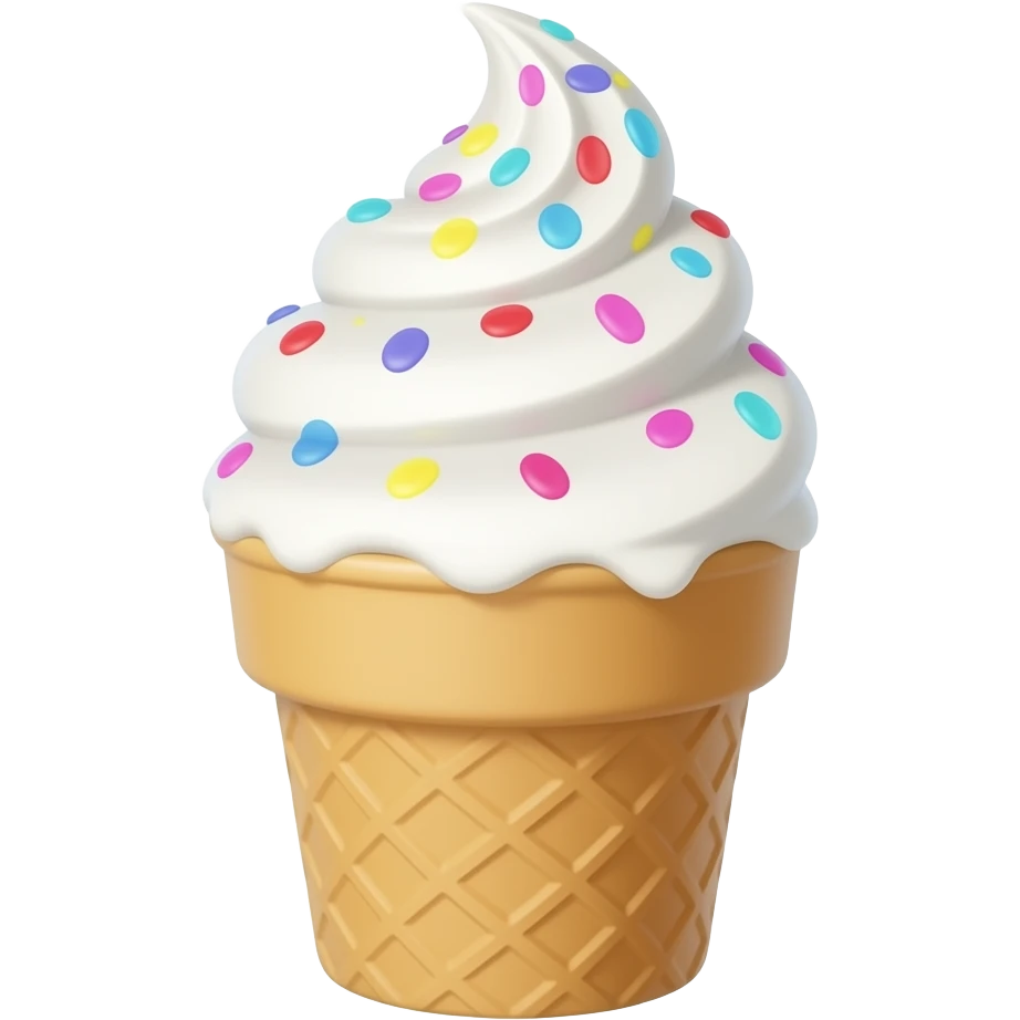 Ice cream in a cup emoji