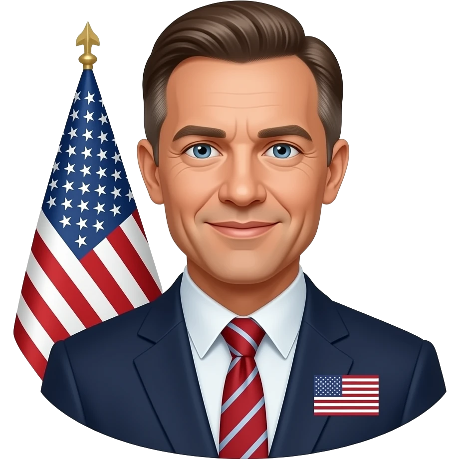 The U.S. Ambassador with the U.S. flag emoji