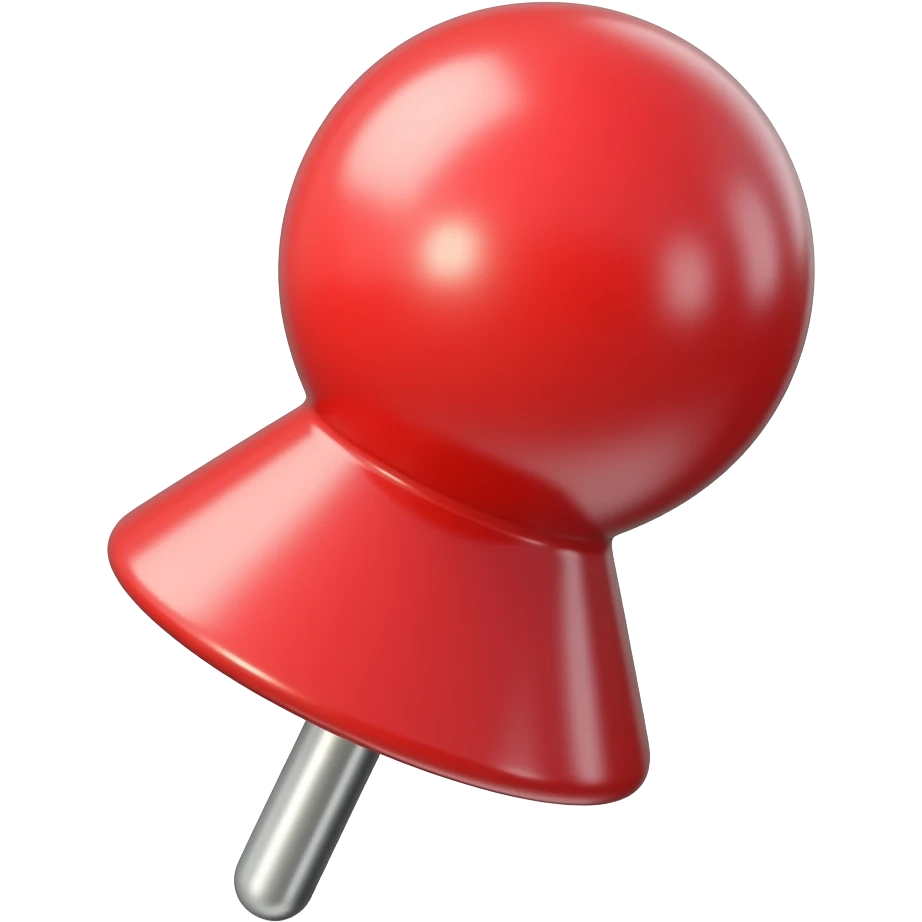 red pin emoji