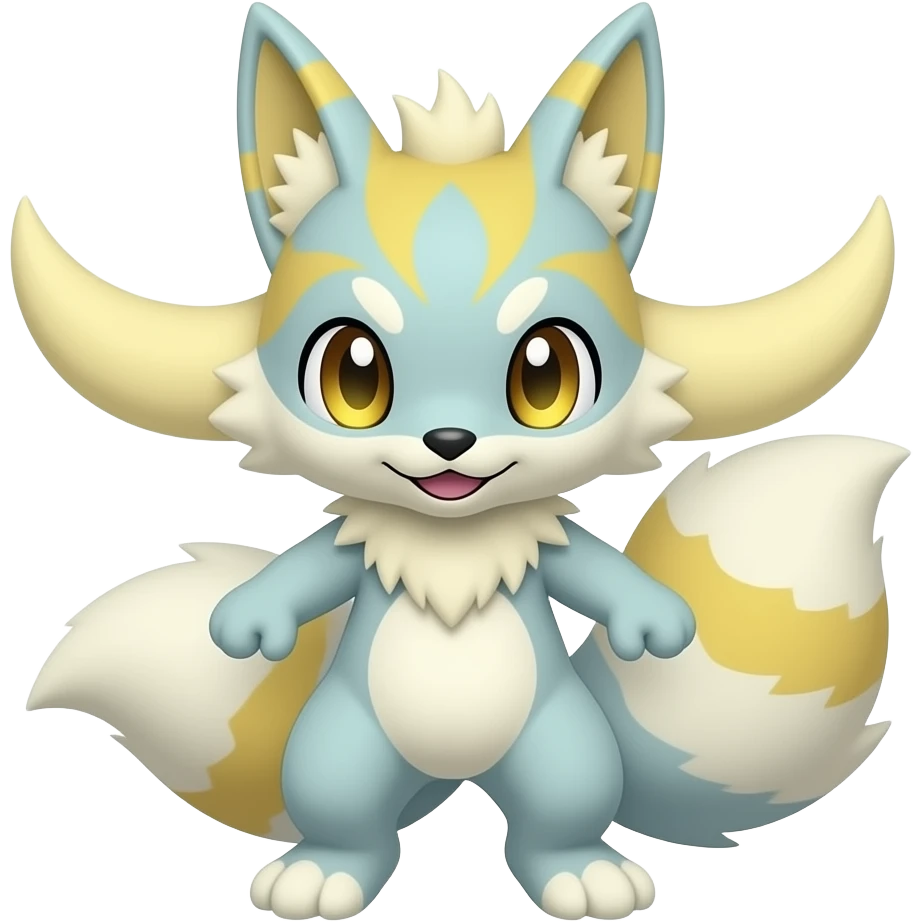 Meowstic-Kecleon-Minccino-Furret-hybrid emoji
