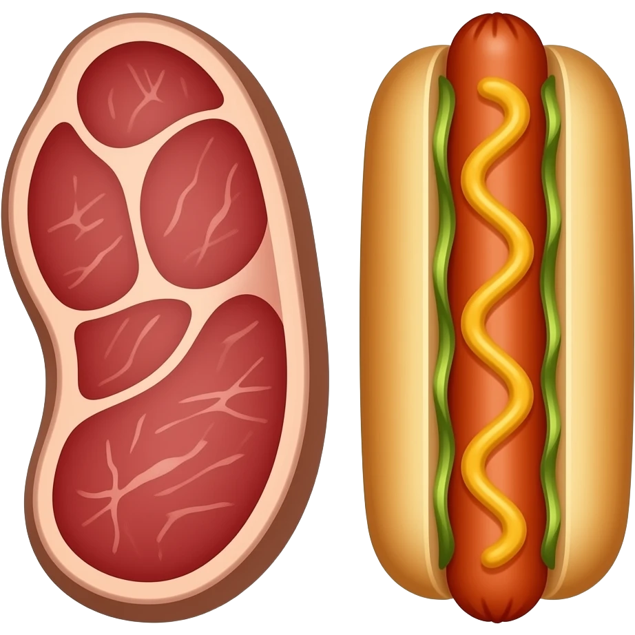 🥩🌭 emoji