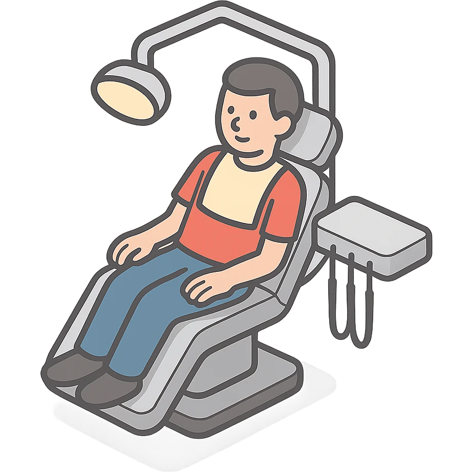 The guy at the dentist's office emoji