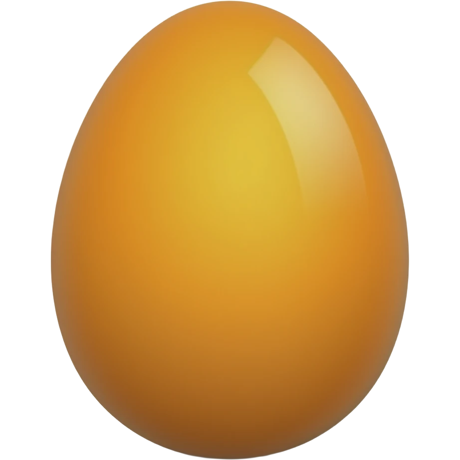Orange pet egg emoji