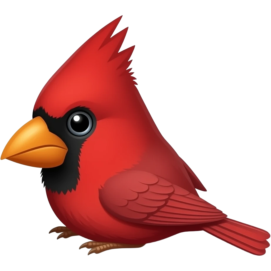 Female cardinals fan emoji