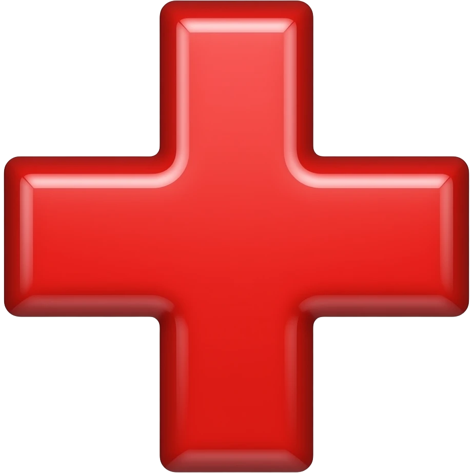 red cross emoji