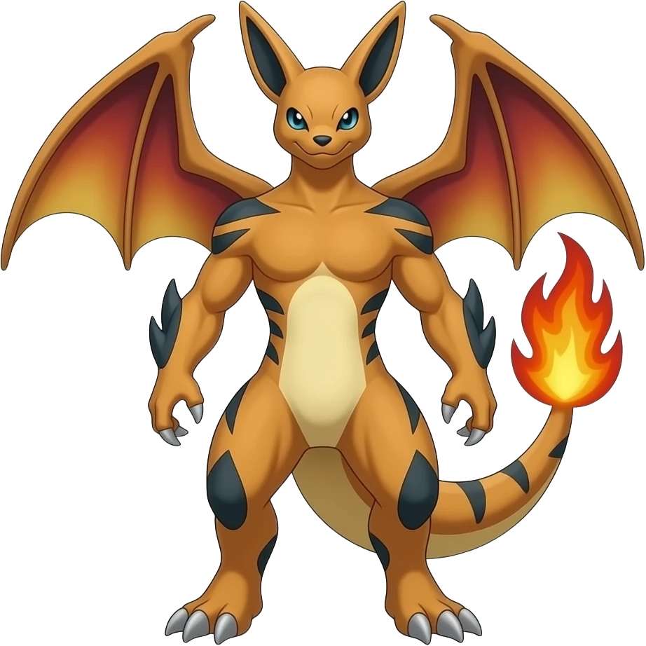 Talonflame-Typloshion-Quilava-Pyroar-Solgaleo-Blaziken-Fakémon-hybrid emoji