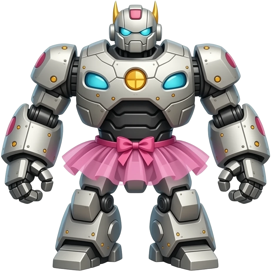 godzilla wall-e wearing a tutu emoji