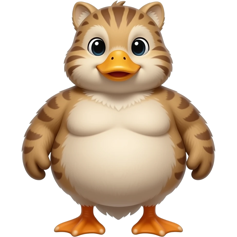 Fat duck emoji