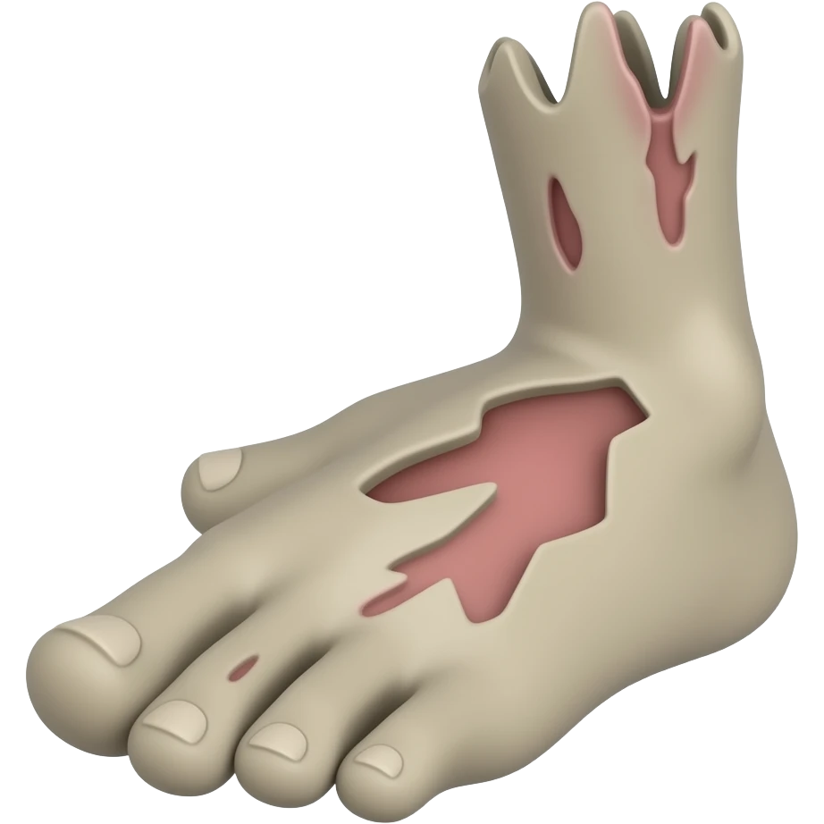 🧟🦵 emoji