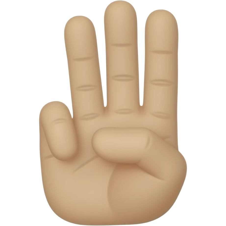 W hand emoji