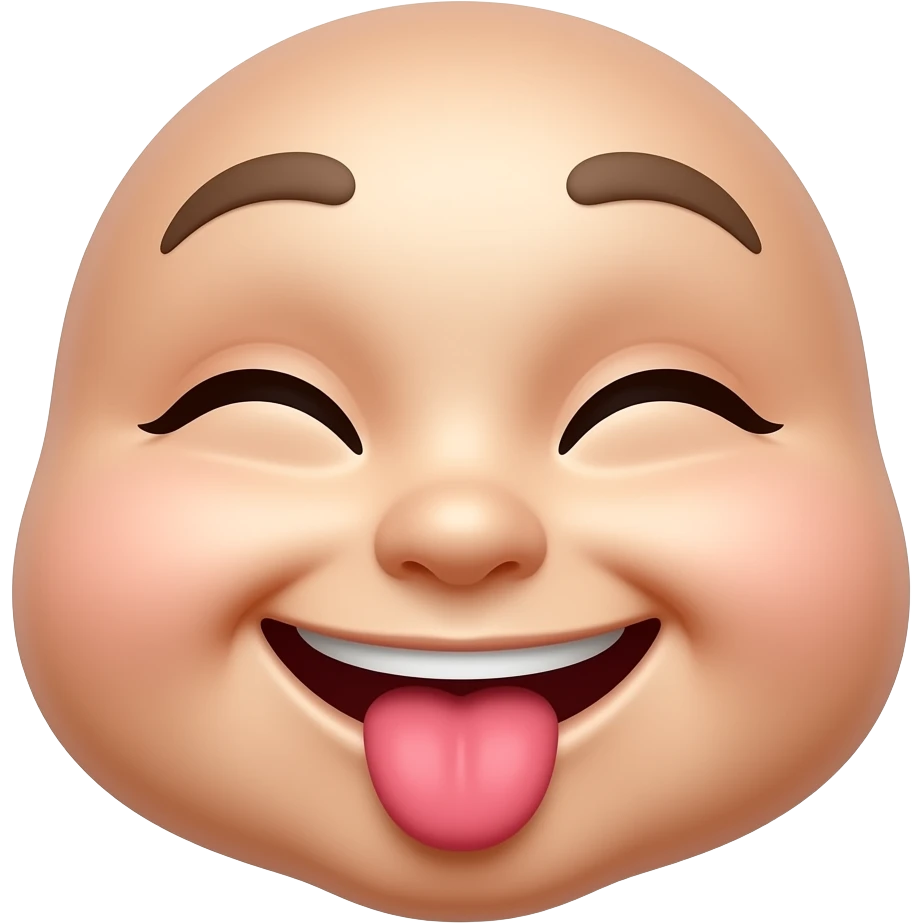 Emoji sticking tongue out with eyes closed emoji