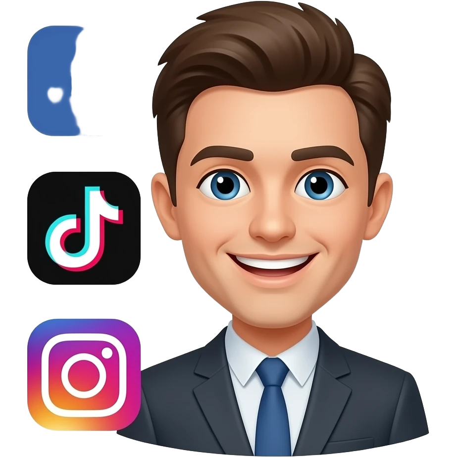 CREA UN EMOJI DONDE SE VEA EL LOGO DE FACEBOOK, TIKTOK E INTRAGRAM emoji