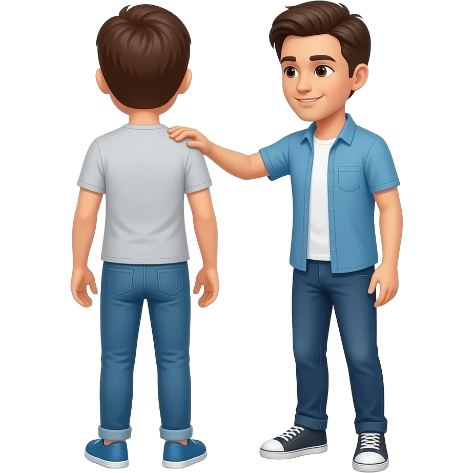 Pat on back emoji