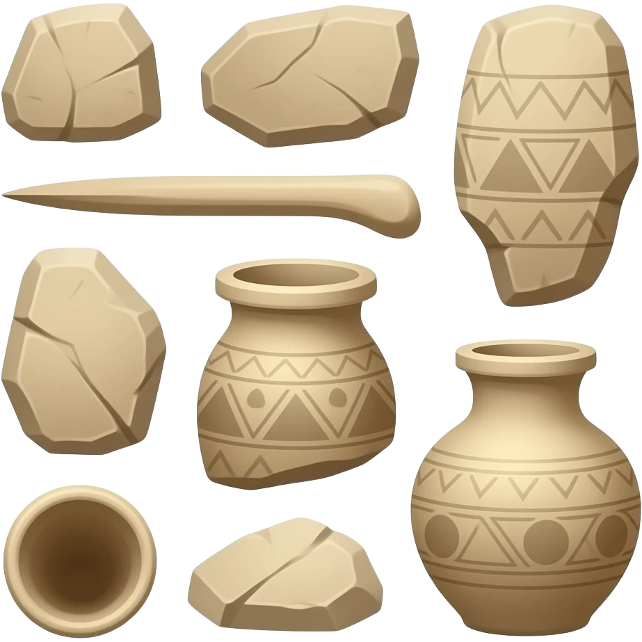 neolithic objects emoji
