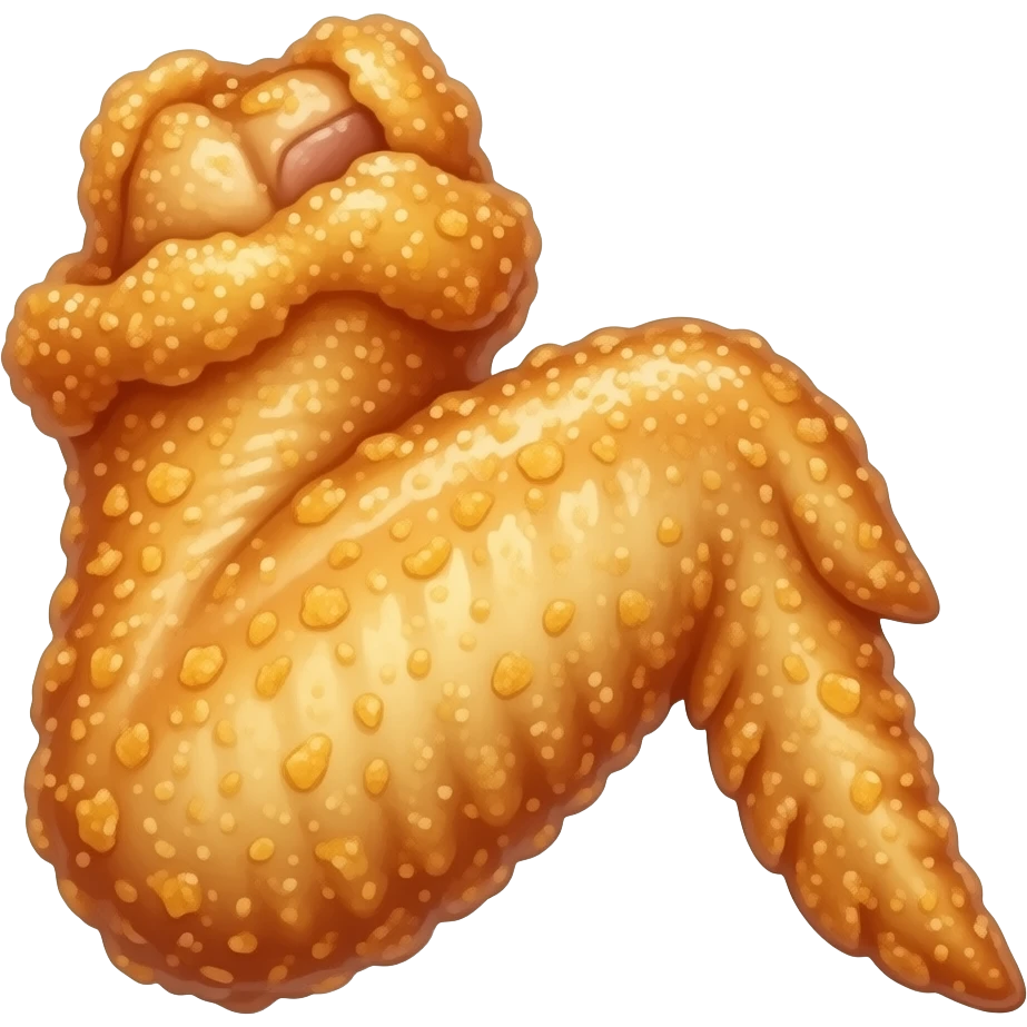 lemon-pepper flavored chicken wing emoji