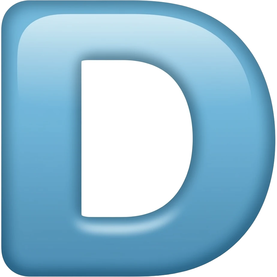 D word emoji
