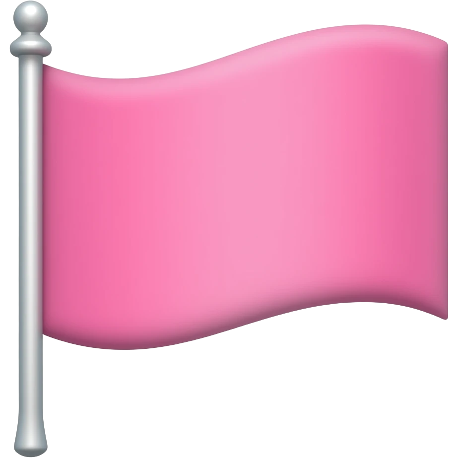 Pink flag emoji