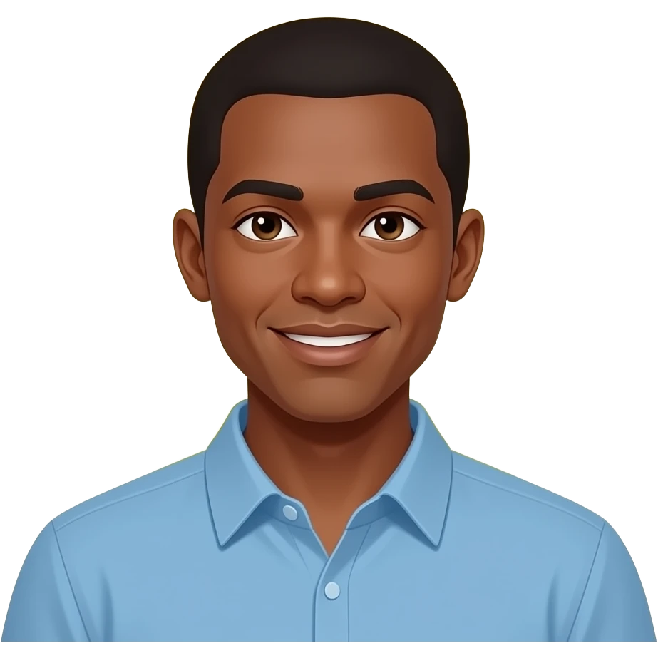 black man getting absorbed into sun emoji