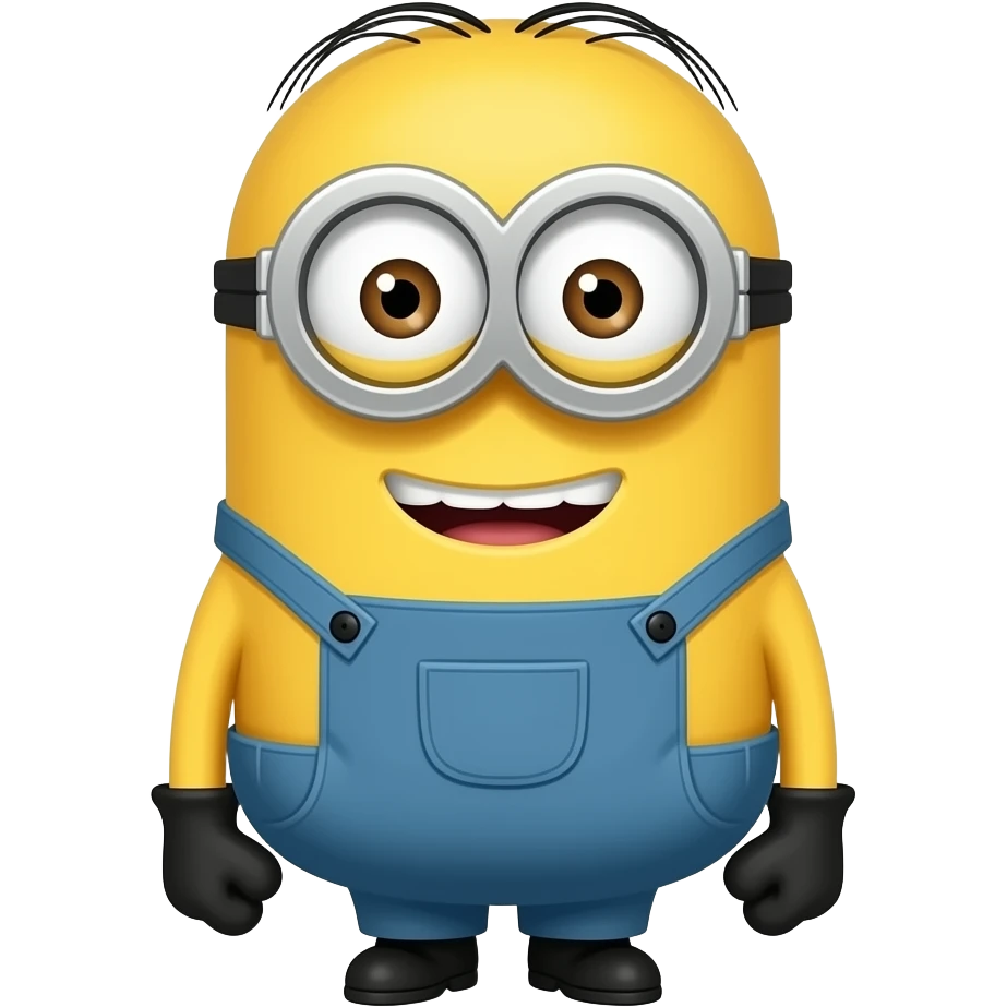 a minion who is happy emoji