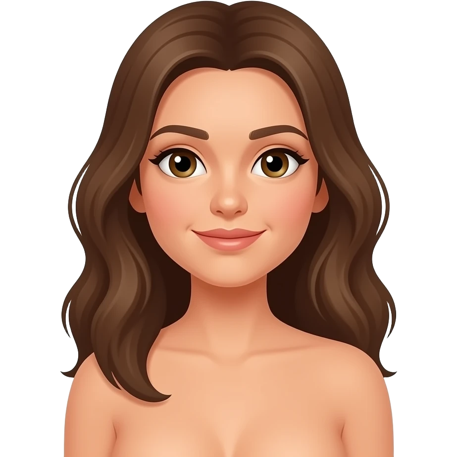 زن لخت emoji